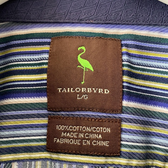 Tailorbyrd 100% Cotton Button Down Shirt - Picture 3 of 9